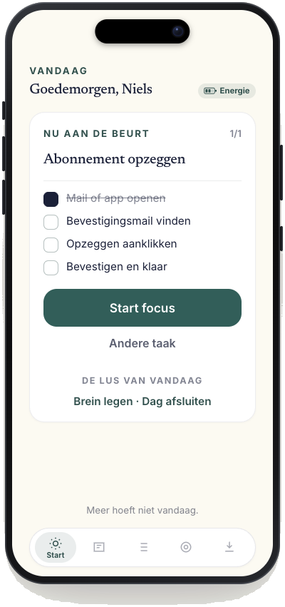 Goblin Tools ADHD versus Structuro: opdelen of de eerste klik